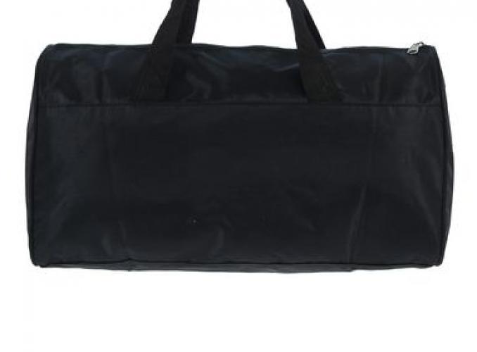 Сумка спортивная SPORT 1 отдел, наружный карман, длинный ремень, черно-оранжевая