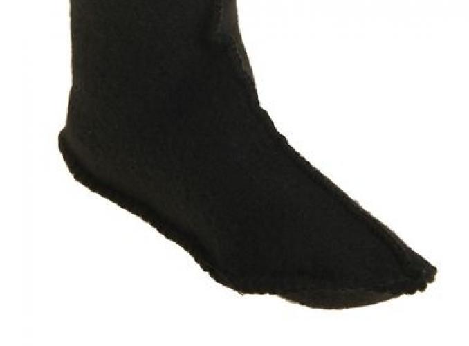 Полусапожки женские с утеп арт.7к на каблуке (черный) (р. 36)