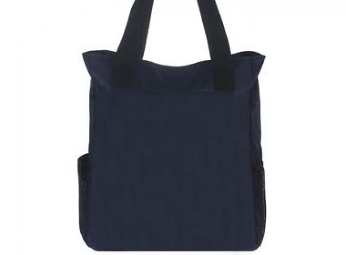 Сумка дорожная на молнии Юниор, 1 отдел, 3 наружных кармана, синяя