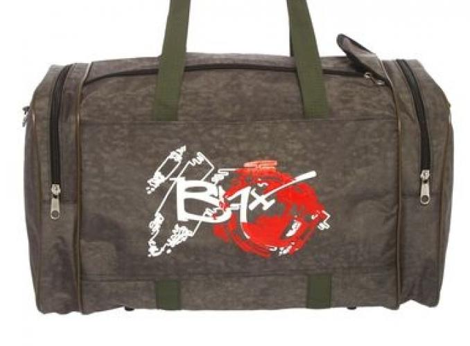 Спортивная сумка, 1 отдел, 2 наружных кармана, длинный ремень, зелёная