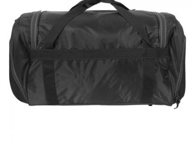Сумка дорожная на молнии, 1 отдел, 1 наружный карман, чёрная
