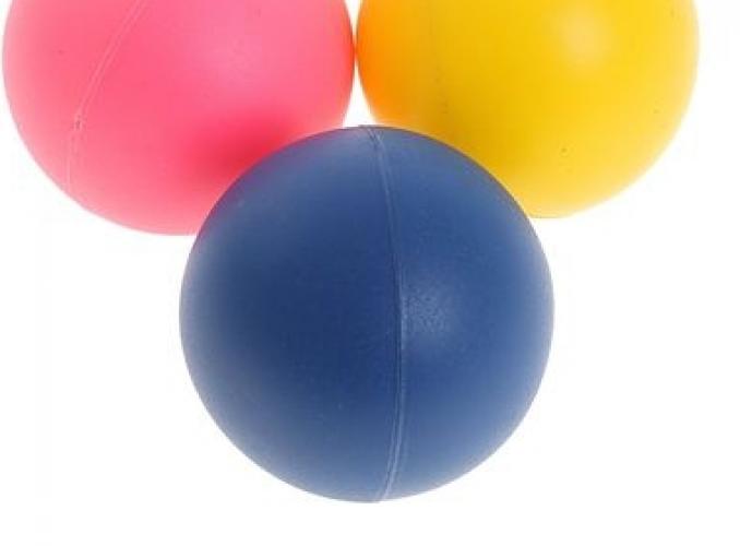 Шарики мягкие для детского бадминтона, в сетке, цвета МИКС