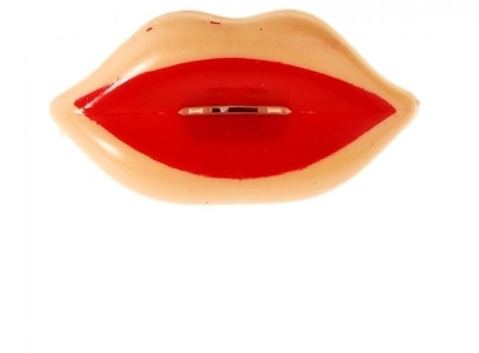 Свисток Губы красная помада