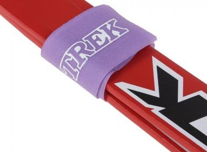 Зажим-липучка для лыж TREK, цвет сиреневый