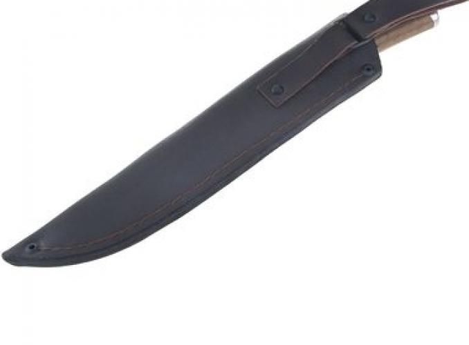 Нож нескладной Турист-1 СТ-1, г.Павлово, сталь 65Х13, рукоять-орех