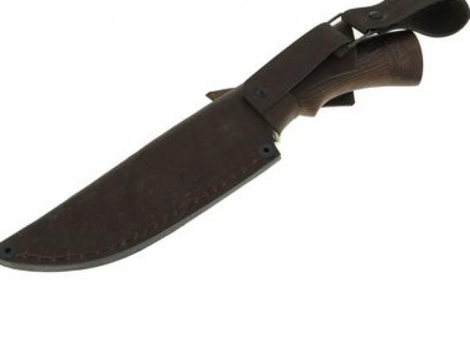 Нож нескладной Скиф, кованная сталь 95х18, рукоять-венге, литье, гравировка