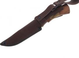 Нож нескладной Рыбак СТ-7, г.Павлово, дамасская сталь, рукоять-ЦПД+1 литье