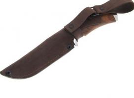 Нож нескладной Норвег СН-7, г.Павлово, сталь 95Х18, рукоять-орех