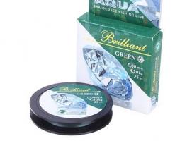 Леска плетёная Aqua green Brilliant 25м 0,08 мм