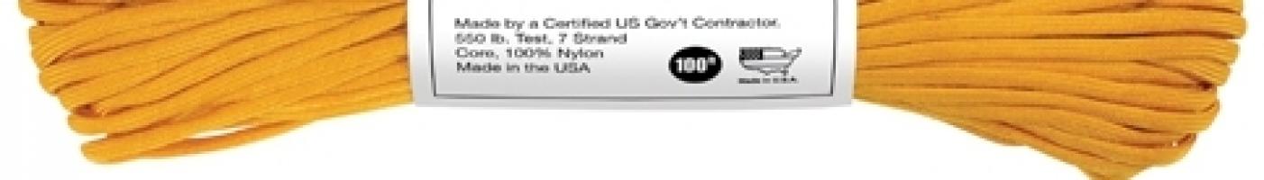 Желтый нейлоновый трос 