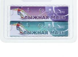 Мазь лыжная, комплект из 2 брусков, Ф-З, (0 -12°C), 80 г