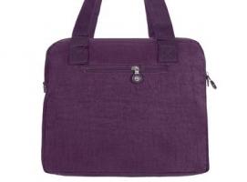 Сумка спортивная на молнии Жатка, 1 отдел, 6 наружных карманов, длинный ремень, фиолетовая