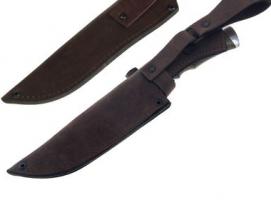 Нож нескладной Вепрь СТ-37, г.Павлово, дамасская сталь, рукоять-орех