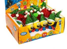 Стрелялка Смайлик в колпаке, цвета МИКС