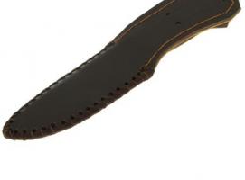 Нож нескладной Сокол, кованная сталь 95х18, венге, литье, гравировка