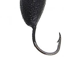 Мормышка вольфрам Пирс Банан, вес 1.5г, цвет черный