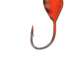 Мормышка W Spider Капля с отверст. краш. 3,5мм, вес 0,54гр, цвет 36