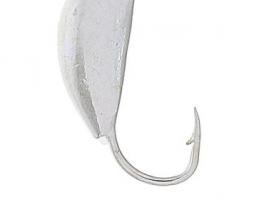 Мормышка Банан с ушком Ф4 серебро