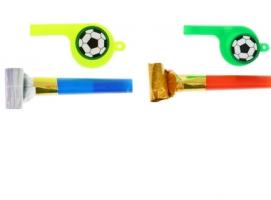 Набор Звук 2 предмета: свисток, язычок, цвета МИКС