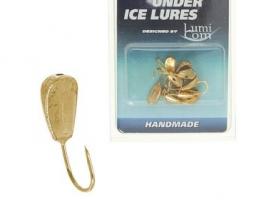 Мормышка Волжская уралка Ф4 золото