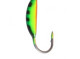 Мормышка W Spider Супер банан с ушком краш. 3,0мм, вес 0,46гр, цвет 21