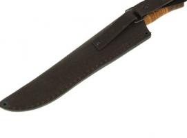 Нож нескладной Путник, сталь 65х13, рукоять-береста, литье
