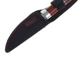 Нож с ручкой под дерево 20,7*2,5*2 см. узор в виде черной полоски