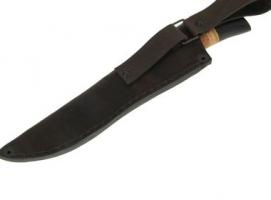 Нож нескладной Мурена, кованная сталь Х12МФ,рукоять-береста