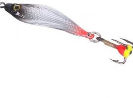 Блесна зимняя Aqua Кобра, вес 7 гр, цвет 07 серебро