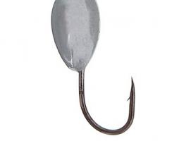 Мормышка вольфрам Пирс Капля 1.1г, цвет хром