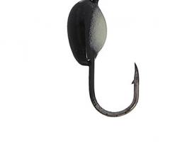 Мормышка вольфрам Пирс Капля 1.0г, цвет черн+сн