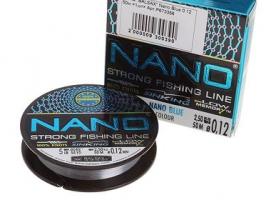 Леска зимняя Balsax Nano Blue 0,12 50м