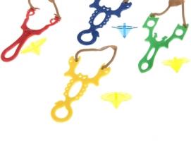 Набор рогатка+волчок, цвета МИКС