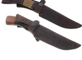 Нож нескладной Старк СА-3, г.Павлово, дамасская сталь, рукоять-ЦПД+1 литье