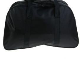 Сумка дорожная Турне, 1 отдел, 1 наружный карман, чёрный/зелёный