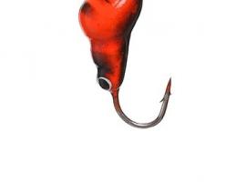 Мормышка W Spider Муравей с ушком краш. 5,0мм, вес 1,71гр, цвет 06