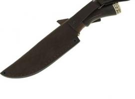 Нож нескладной Скиф, дамасская сталь, рукоять-черное дерево, литье