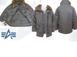 Куртка утеплённая N-3B Parka Alpha Industries Gun Metal, L