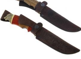Нож нескладной Охотник-1 СТ-14, г.Павлово, сталь ХВ6, рукоять-ЦПД+2 литья