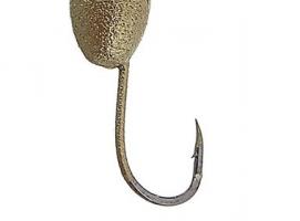 Мормышка вольфрам Пирс Капля 1.0г, цвет золото