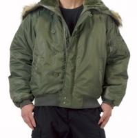 Оливковая летная курточка 