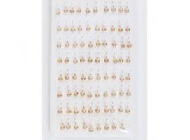 Мормышка литая Шар d5 золото с люминофором, набор 100шт