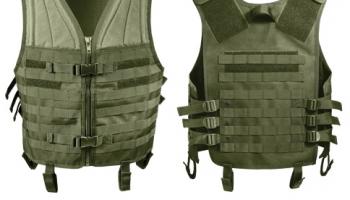 Тактический оливковый жилет 