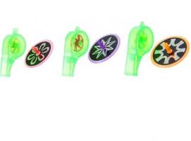 Набор свисток с волчком, цвета МИКС