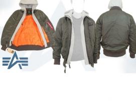 Куртка утеплённая MA-1 D-Tec X Alpha Industries Replica Grey, M