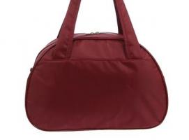 Сумка спортивная на молнии Ромбы, 1 отдел, 1 наружный карман, бордовая