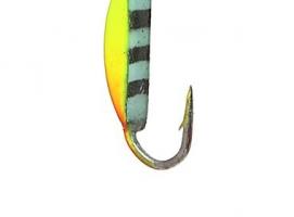 Мормышка W Spider Супер банан с ушком краш. 2,0мм, вес 0,35гр, цвет 78Р