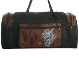 Сумка спортивная 168,2 55*22*26, 1 отдел на молнии, 3 н/кармана,  коричневый
