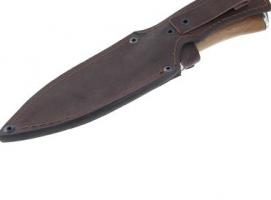Нож нескладной Гарпун СТ-24, г.Павлово, сталь 95Х18, рукоять-орех