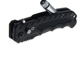 Нож, рукоятка галочки, кнопка + фонарик